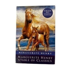 8 Book Set Marguerite Henry STABLE OF CLASSICS Book Series Lot Horse
